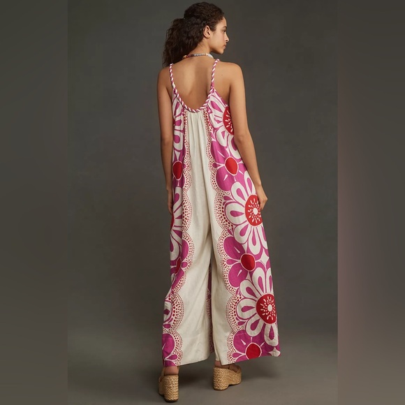 FARM RIO Maia Linen Jumpsuit - Picture 5 of 11